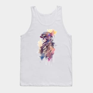 Steampunk Water Colour Woman - V1.04 Tank Top